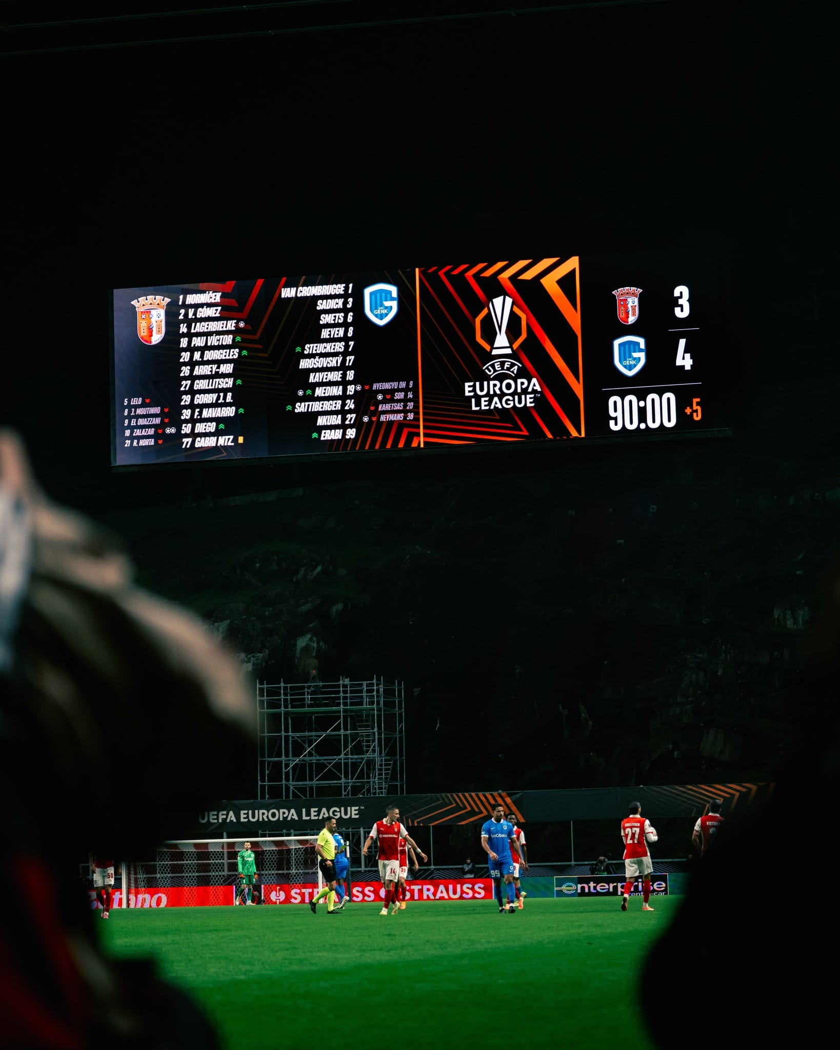 SC Braga 3 - 4 KRC Genk